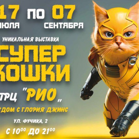 «Супер кошки» открывают свою тайную штаб-квартиру в ТРЦ «РИО»